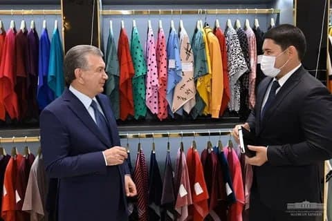 O'zbekistaon Respublikasi prezidenti korhonamizga tashrif buyurdi